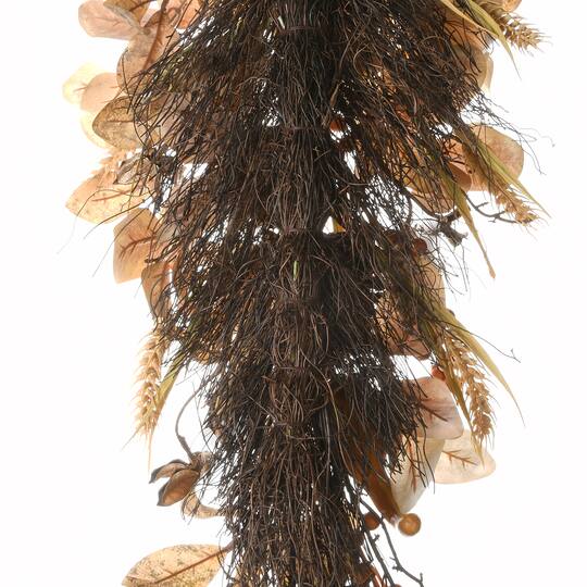 30" Autumn Pine Nut Teardrop Swag